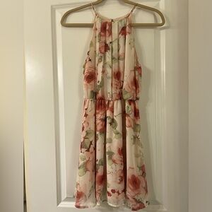 Women’s Floral Halter Dress
